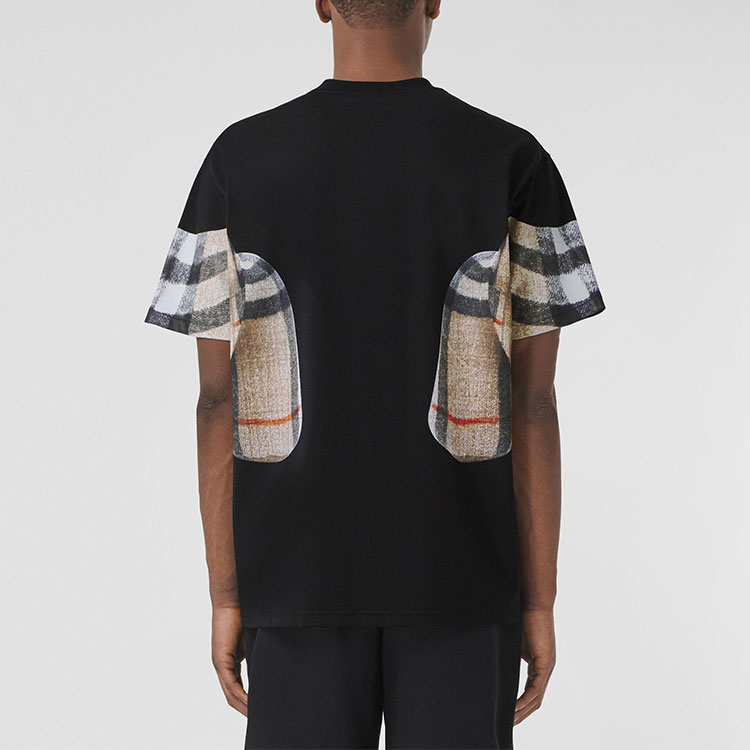 Purchase Kaos Hitam Longgar Pria Burberry Thomas Bear Graphic. 80495681