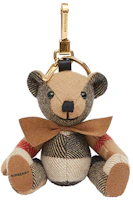 Order 博柏利Thomas Bear真皮钥匙扣配领结,中性款,浅驼色 8027167-1