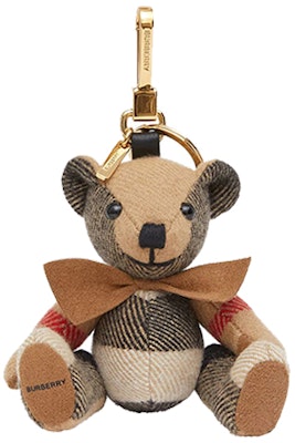 Burberry Thomas Bear Gantungan Kunci Kulit dengan Bow Tie, Unisex, Light Camel 8027167-1 Order Burberry Thomas Bear Gantungan Kunci Kulit dengan Bow Tie, Unisex, Light Camel 8027167-1
