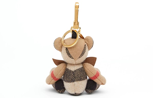 Burberry Thomas Bear Gantungan Kunci Kulit dengan Bow Tie, Unisex, Light Camel 8027167-1 Shop Burberry Thomas Bear Gantungan Kunci Kulit dengan Bow Tie, Unisex, Light Camel 8027167-1