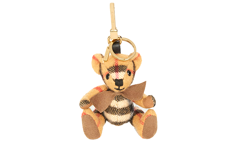 Order Burberry Thomas Bear Wool Keychain Unisex Couple Style 8003322