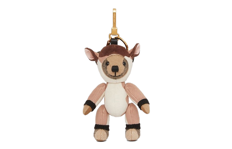 Order Burberry Thomas Teddy Bear Deer Keychain Unisex Classic Beige Couple Style. 80418821