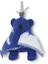 Order Burberry Thomas Teddy Bear Keychain Wool Leather Unisex Blue Accessory. 80787601