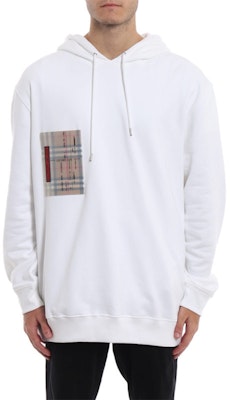 バーバリー チケットプリント ポケットフーディー ホワイト 80013871 Shop バーバリー チケットプリント ポケットフーディー ホワイト 80013871