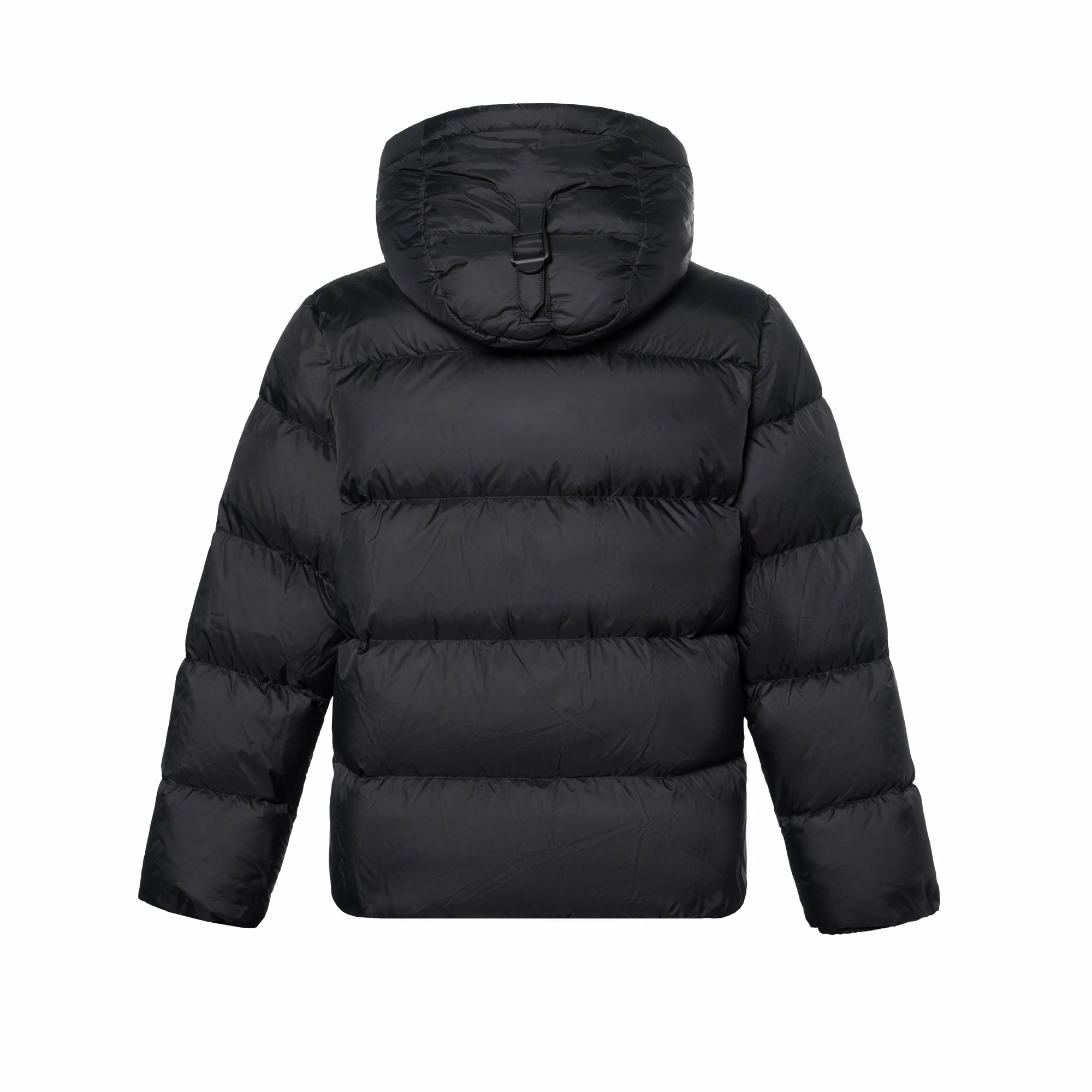 Lookbook バーバリー ユニセックス 黒 フード付き ジップアップ パファージャケット 長袖 80910921