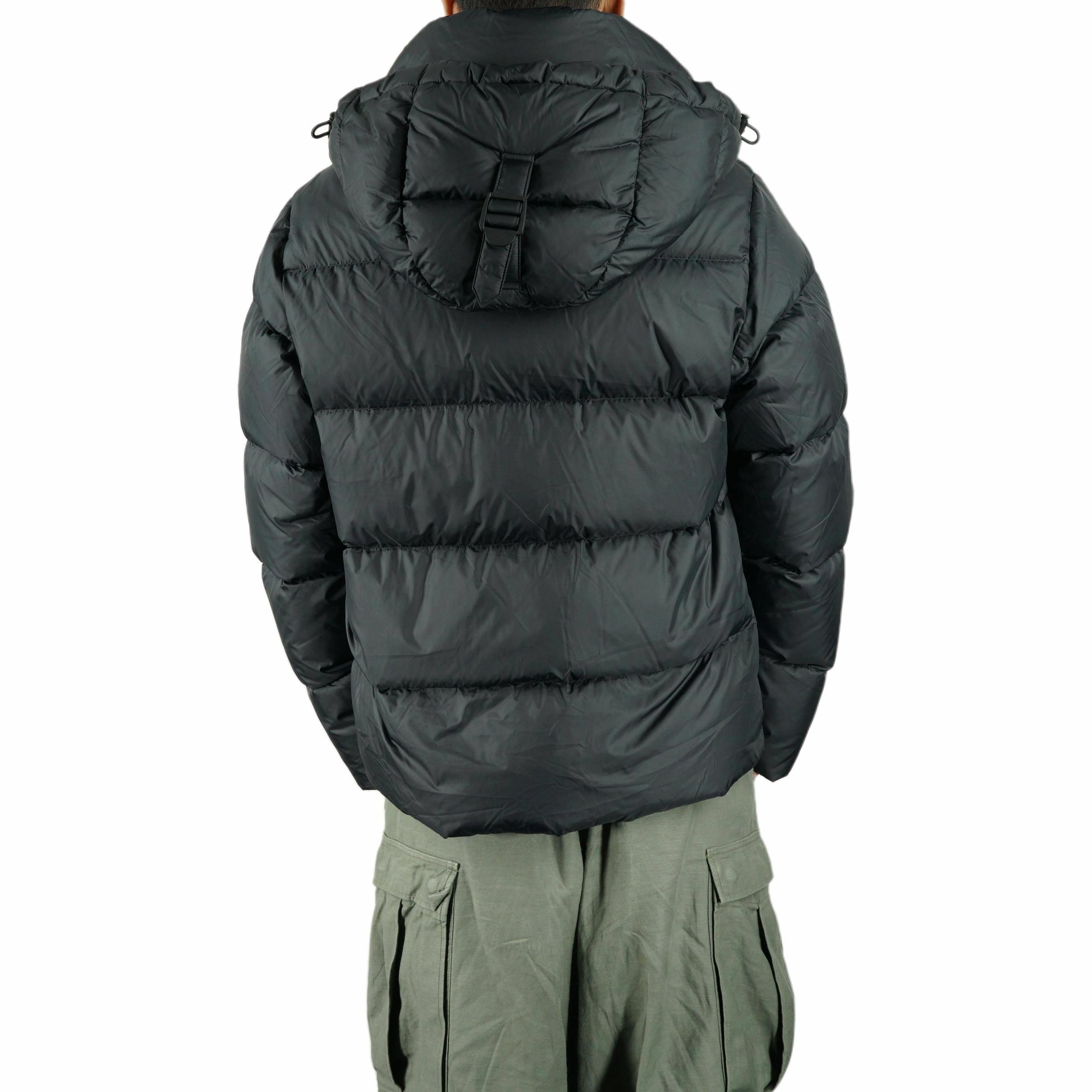 Cheap バーバリー ユニセックス 黒 フード付き ジップアップ パファージャケット 長袖 80910921