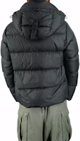 Cheap Burberry Jaket Puffer Zip-Up Hitam Unisex Lengan Panjang dengan Hood 80910921