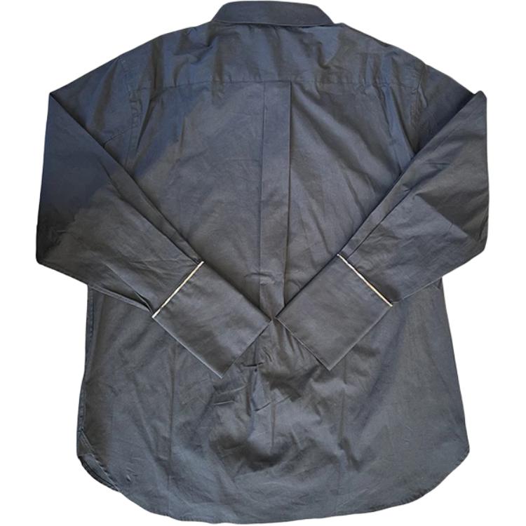 Burberry Unisex Black Long Sleeve Single-Breasted Collared Shirt. 80913741 圖 3