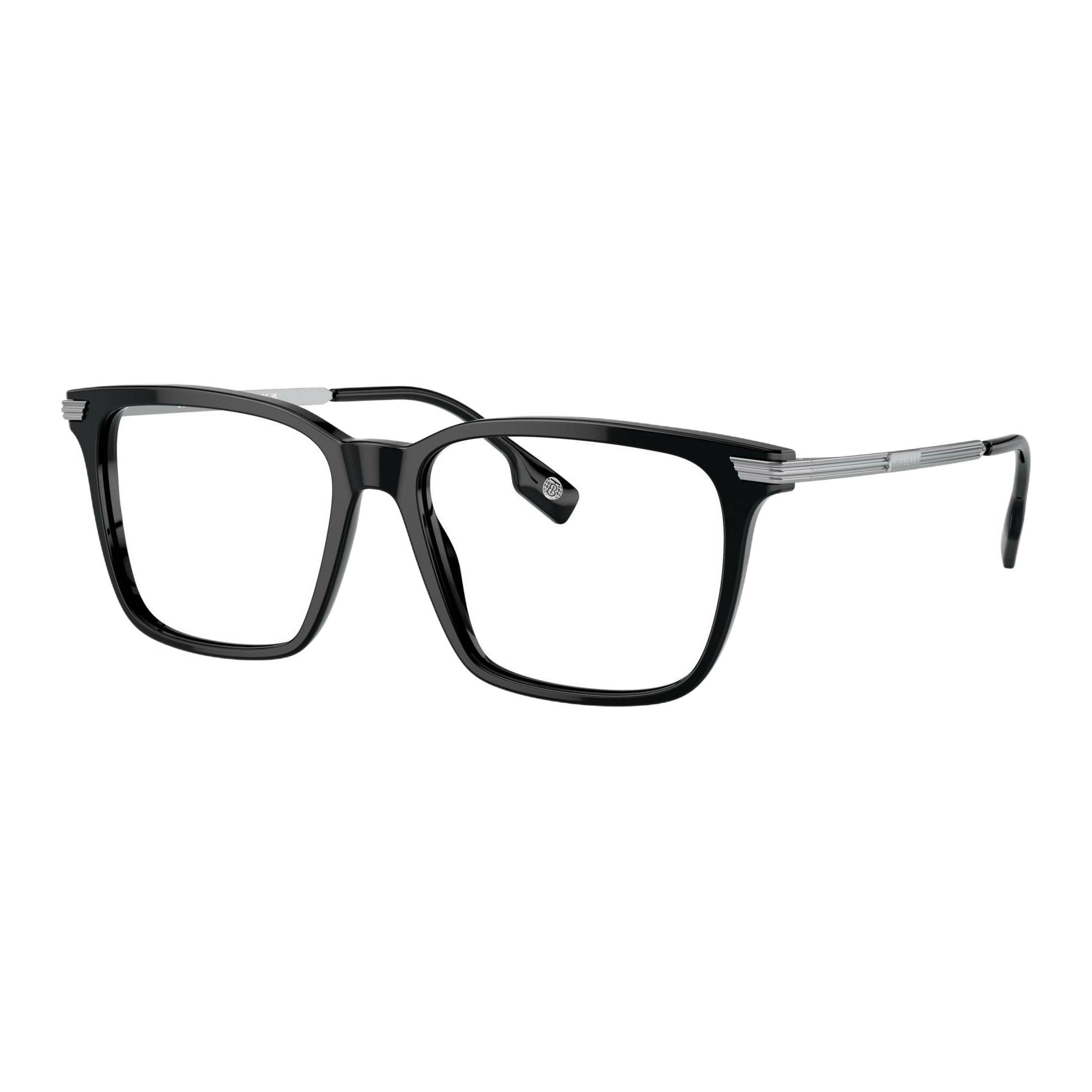 Burberry Unisex Black Square Optical Eyeglass Frame for Couples. BE2378F 3001