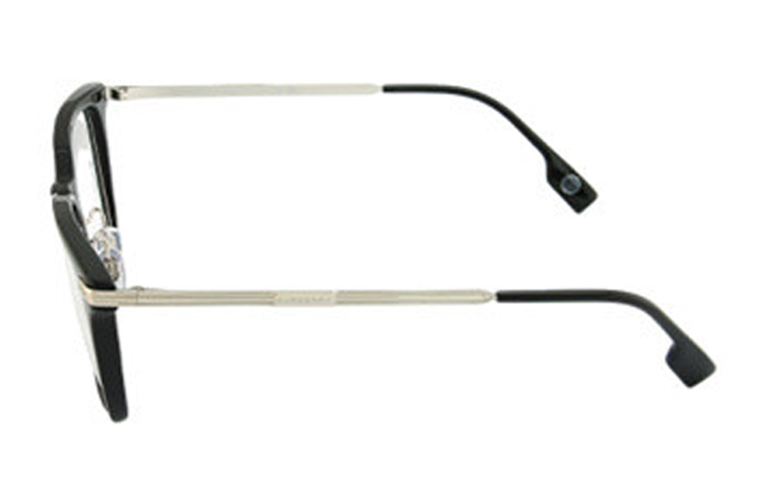 Lookbook 巴寶莉男女通用黑色方形情侶光學眼鏡框。 BE2378F 3001