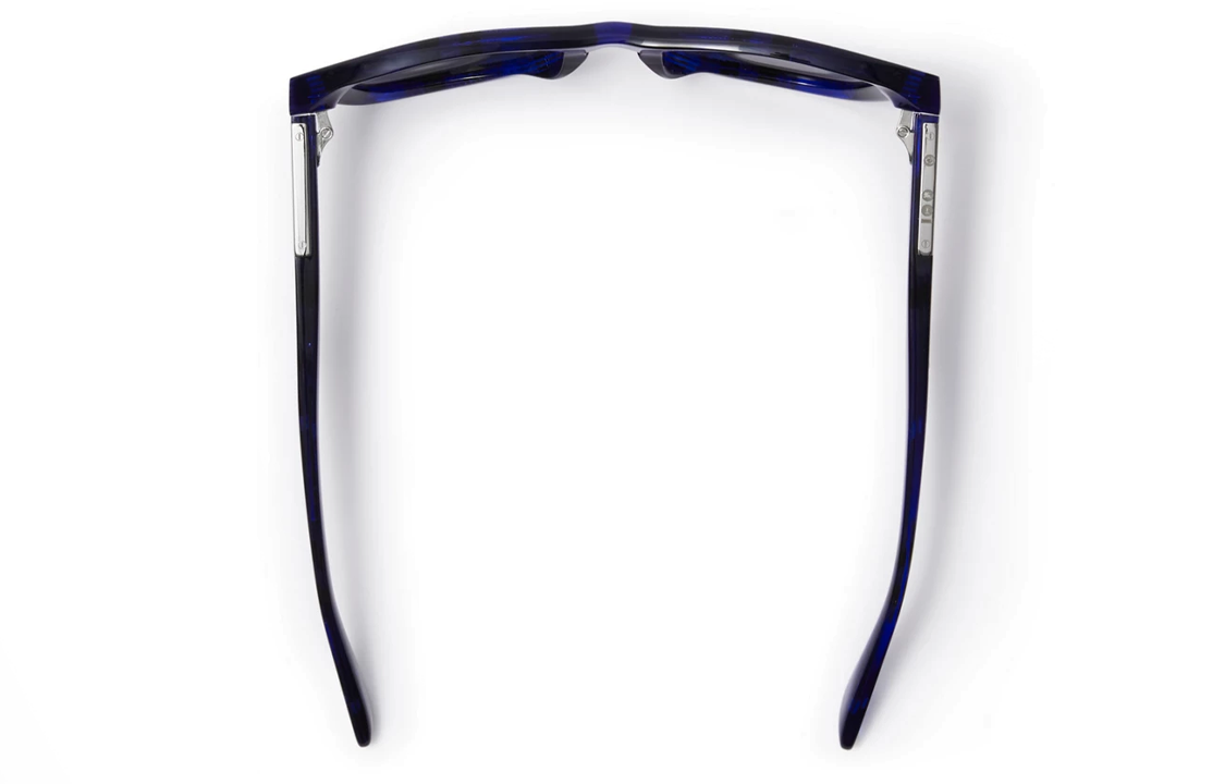 Burberry Unisex Blue Irregular Acetate Sunglasses with Colorblock Design 40839621 圖 4