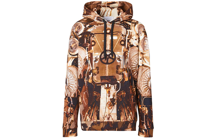 Burberry Unisex Brown Long-Sleeve Hoodie 80246321