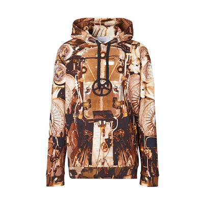 Burberry Unisex Brown Long-Sleeve Hoodie 80246321