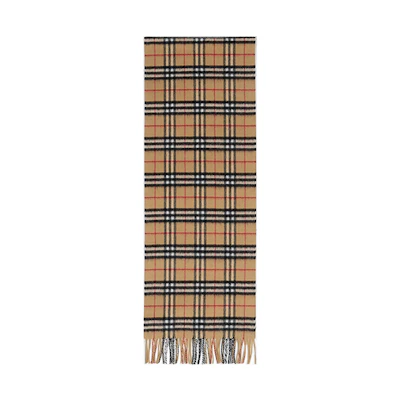 Burberry Unisex Cashmere Knitted Scarf - Couple's Edition 80155561