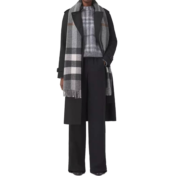 Burberry Unisex Cozy Fashion Knit Scarf - Couple Style Accessory. 80574721 圖 5