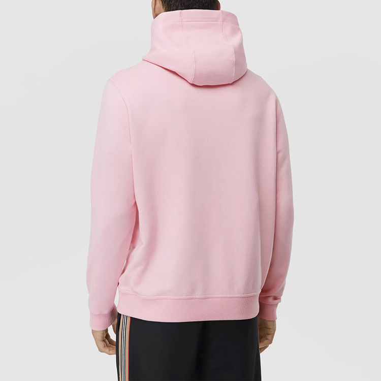Burberry Unisex Pink Logo Cotton Hoodie 8021830-A3245 圖 5