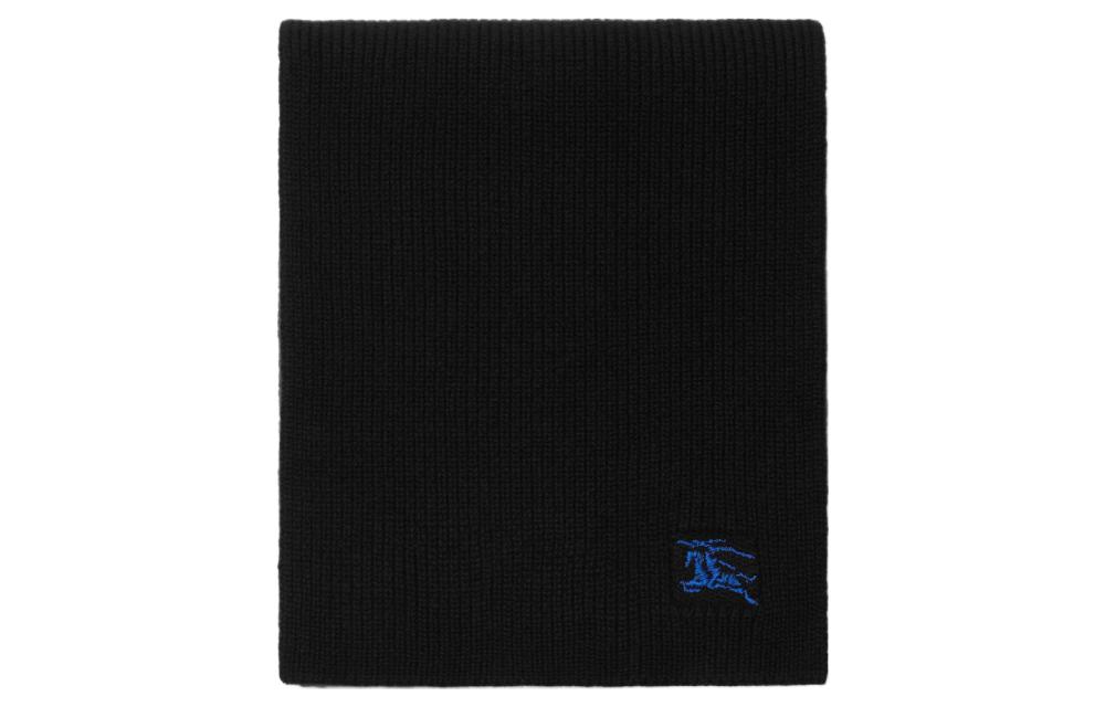 Lookbook Bufanda de lana acanalada unisex Burberry negra 80857711