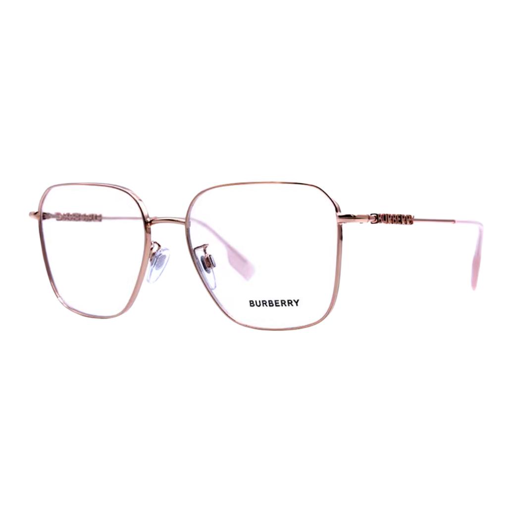 Burberry Unisex Rose Gold Metal Optical Glasses with Classic Logo Design. 0BE1382D1337