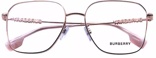 Lookbook Burberry 玫瑰金金屬光學眼鏡 男女通用 經典品牌標誌設計 0BE1382D1337