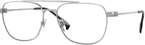 Shop Burberry Unisex Stylish Minimalist Irregular Optical Glasses Frames. 0BE1377-57