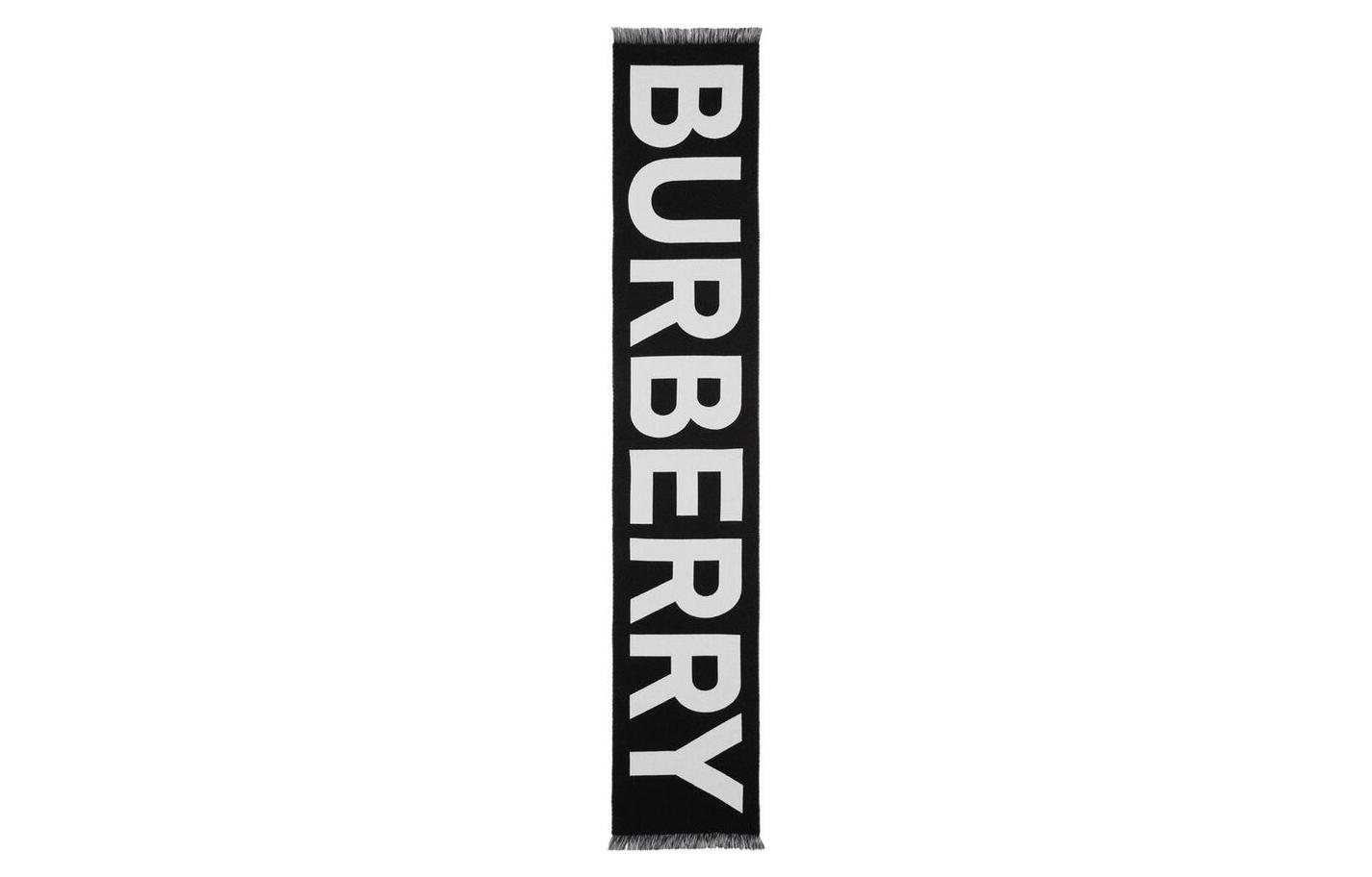 Burberry Unisex Wool Knit Scarf with Fashion Letter Logo Design. 8054214BTXTFTBLA1189 圖 3