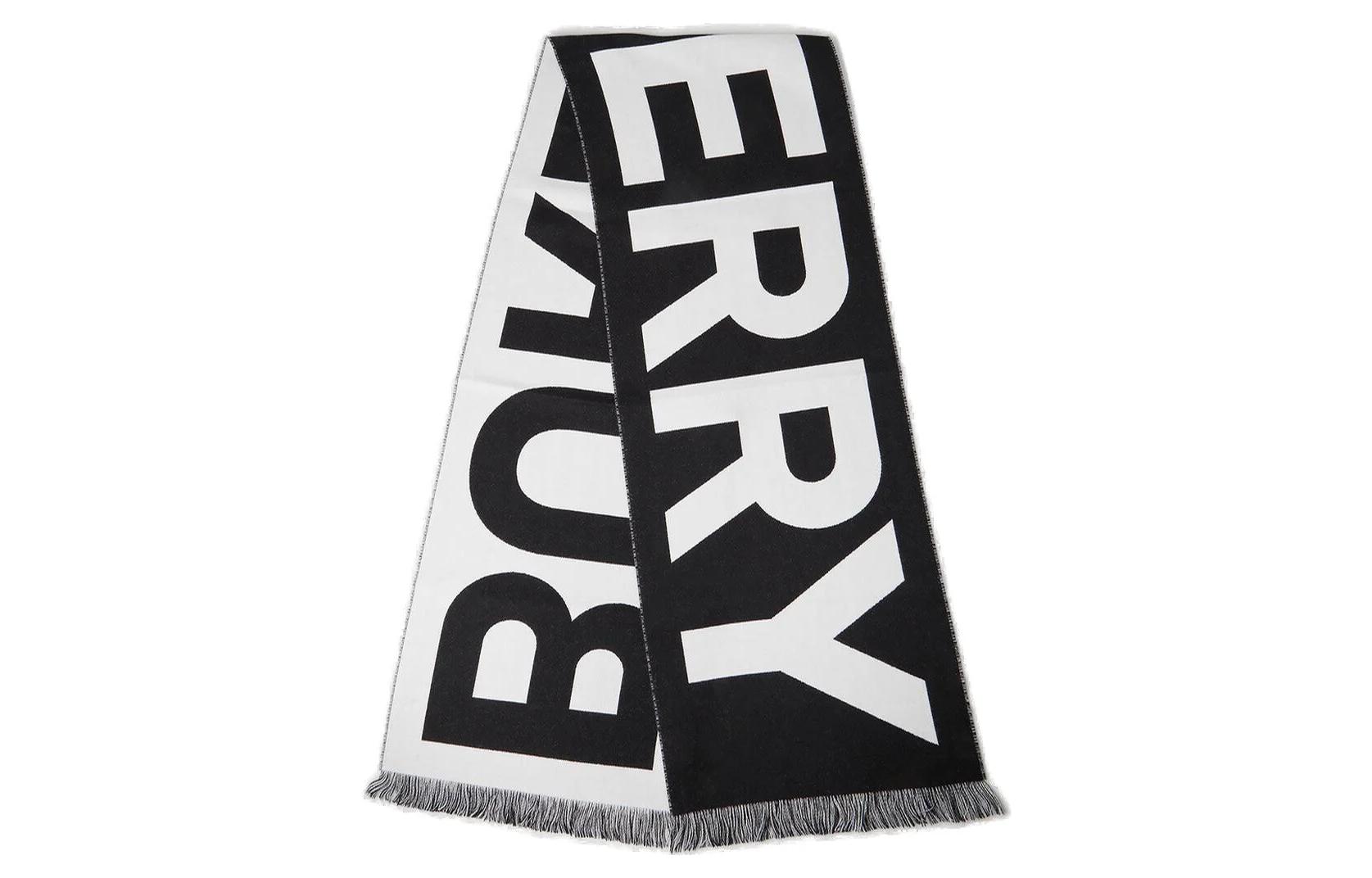 Burberry Unisex Wool Knit Scarf with Fashion Letter Logo Design. 8054214BTXTFTBLA1189 圖 4