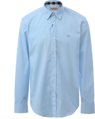 Burberry Baju Kemeja Kapas Lengan Panjang Warna Biru Muda Klasik Versatil 39911601 Lookbook Burberry Baju Kemeja Kapas Lengan Panjang Warna Biru Muda Klasik Versatil 39911601