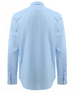 Burberry Camisa Clásica de Algodón de Manga Larga Azul Claro Versátil. 39911601 Shop Burberry Camisa Clásica de Algodón de Manga Larga Azul Claro Versátil. 39911601