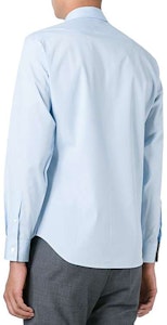 Burberry Camisa Clásica de Algodón de Manga Larga Azul Claro Versátil. 39911601 Sizing Burberry Camisa Clásica de Algodón de Manga Larga Azul Claro Versátil. 39911601