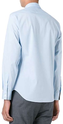 Burberry Baju Kemeja Kapas Lengan Panjang Warna Biru Muda Klasik Versatil 39911601 Sizing Burberry Baju Kemeja Kapas Lengan Panjang Warna Biru Muda Klasik Versatil 39911601