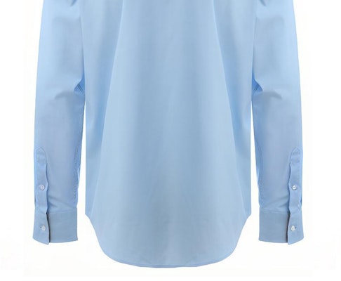 Burberry Baju Kemeja Kapas Lengan Panjang Warna Biru Muda Klasik Versatil 39911601 Cheap Burberry Baju Kemeja Kapas Lengan Panjang Warna Biru Muda Klasik Versatil 39911601