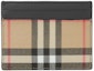 Buy バーバリー ヴィンテージチェック (5スロット) カードケース ブラック/アーカイブベージュ