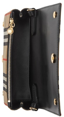 Burberry Vintage Check and Leather Crossbody Bag Small Archive Beige/Black Lookbook Burberry Vintage Check and Leather Crossbody Bag Small Archive Beige/Black