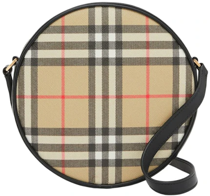 バーバリー ヴィンテージチェック&レザールイーズクロスボディバッグ アーカイブベージュ/ブラック Buy バーバリー ヴィンテージチェック&レザールイーズクロスボディバッグ アーカイブベージュ/ブラック