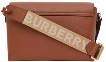 Order Burberry Vintage Check and Leather Note Crossbody Bag Tan