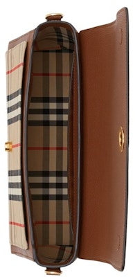 Tas Selempang Burberry Vintage Check dan Kulit Note Tan Lookbook Tas Selempang Burberry Vintage Check dan Kulit Note Tan