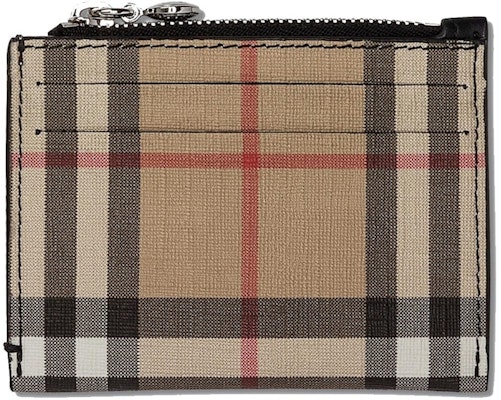 バーバリー ヴィンテージチェック&レザー ジップカードケース 6スロット ブラック Buy バーバリー ヴィンテージチェック&レザー ジップカードケース 6スロット ブラック
