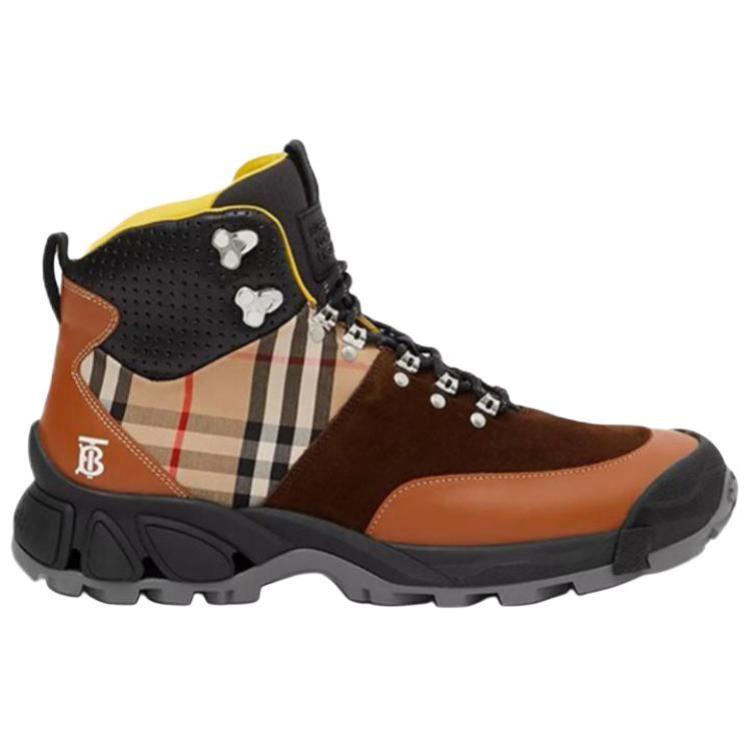 Burberry Vintage Check Ankle Boots 'Tan Brown' 圖 2