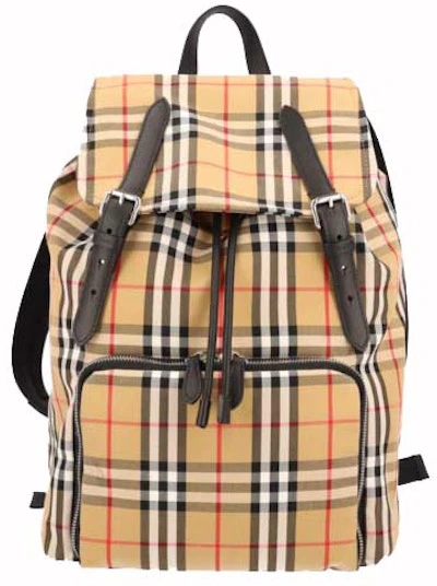 burberry-vintage-check-backpack-beige
