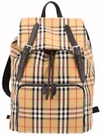 Burberry Vintage Check Backpack Beige Burberry Vintage Check Backpack Beige