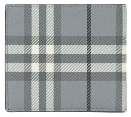 博柏利复古格纹八卡插槽 Storm Grey 格子对折钱包 Order 博柏利复古格纹八卡插槽 Storm Grey 格子对折钱包