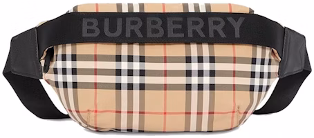 Burberry Vintage Check Bum Bag Medium Archive Beige Burberry Vintage Check Bum Bag Medium Archive Beige