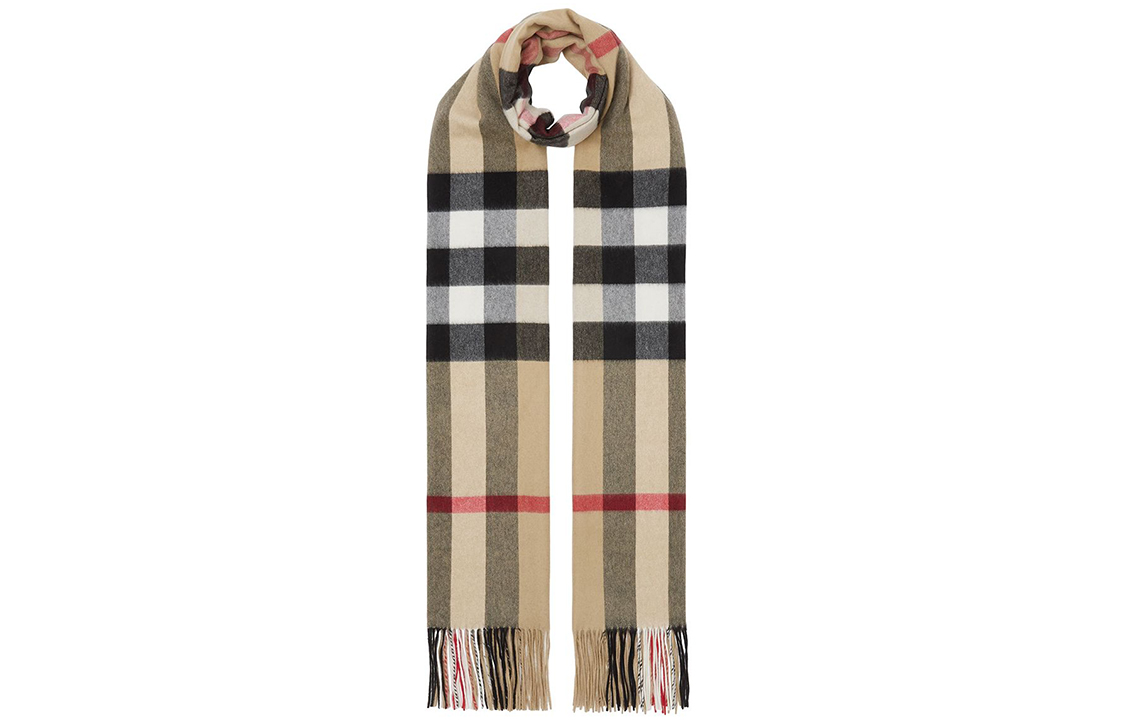 Burberry Vintage Check Cashmere Scarf White - Accessories 8045335A7026 圖 2