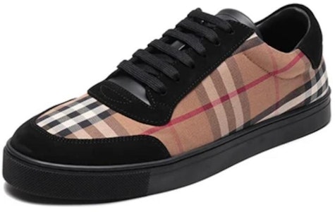 버버리 빈티지 체크 스웨이드 스니커즈 (브라운/블랙) 80617561 Lookbook 버버리 빈티지 체크 스웨이드 스니커즈 (브라운/블랙) 80617561