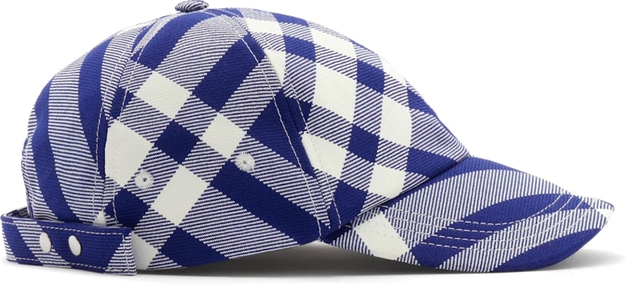 Burberry Vintage Check Cotton Baseball Cap Blue Unisex Couple Style. 80794771 Shop Burberry Vintage Check Cotton Baseball Cap Blue Unisex Couple Style. 80794771