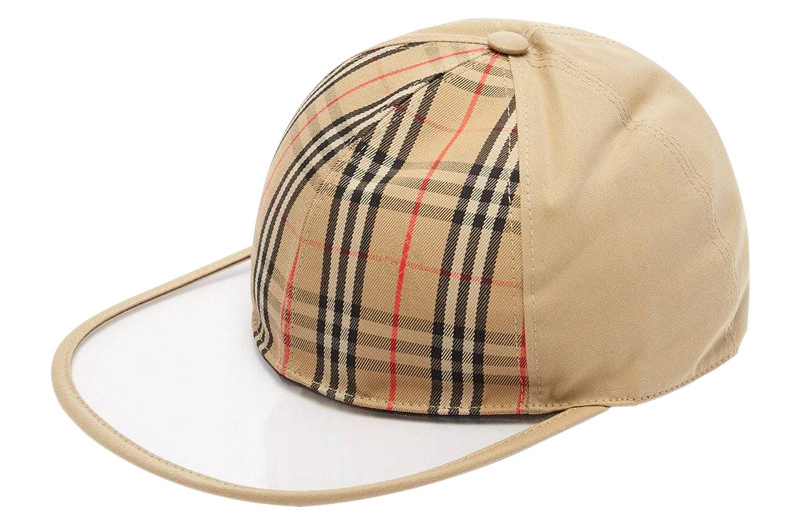 Burberry Vintage Check Cotton Baseball Cap Unisex 4078433
