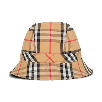 Burberry Vintage Check Cotton Bucket Hat 80158361