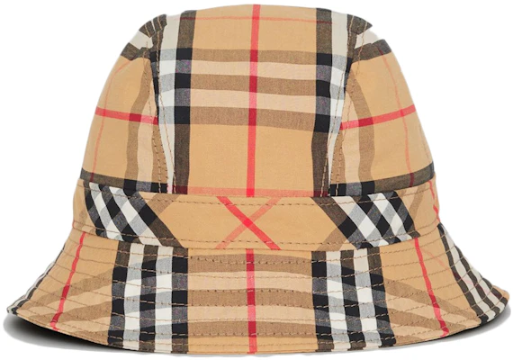 Topi Bucket Burberry Kotak Vintage Katun 80158361 Order Topi Bucket Burberry Kotak Vintage Katun 80158361