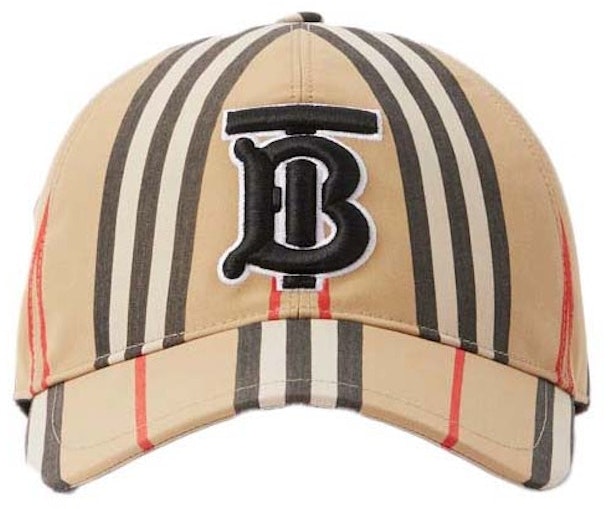 burberry-vintage-check-cotton-monogram-motif-baseball-cap-beige