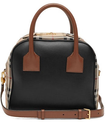 Bolso Burberry Vintage Check Cube Cuero Pequeño Beige Archivo Order Bolso Burberry Vintage Check Cube Cuero Pequeño Beige Archivo